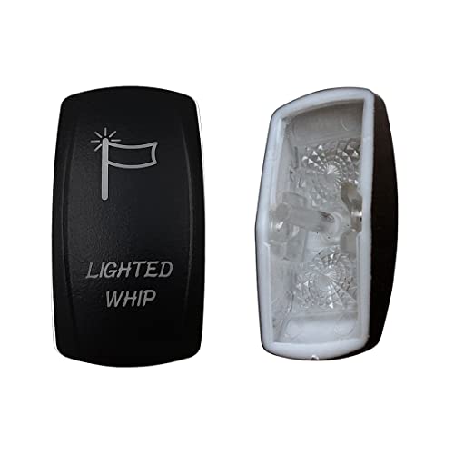 Image of Laser Etched Backlit Switch Cover Cap for Car Boat Dashboard Rocker Switch