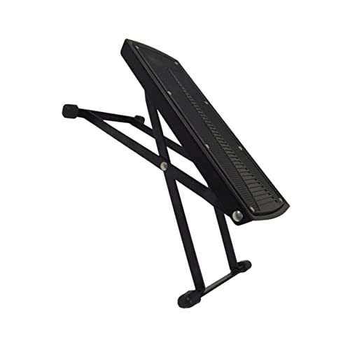 Toddmomy Guitar Pedal Stool Thickened Non-Slip Pad Sturdy Metal Construction Easy Setup