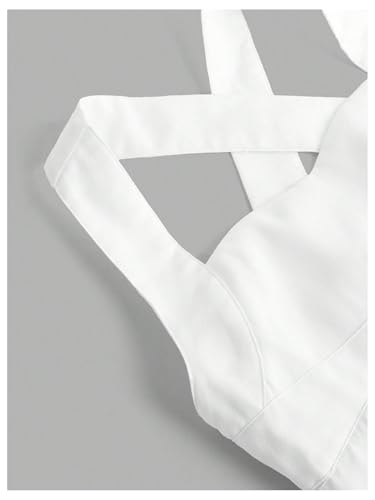 SHENHE Girl's Criss Cross Bow Dress Smocked A Line Fit and Flare Midi Party Dresses3