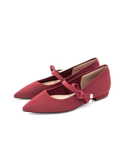 �ySUSTAINABLE�z���{���x���g�j�b�g�t���b�g�p���v�X PP36026 RED 23.5