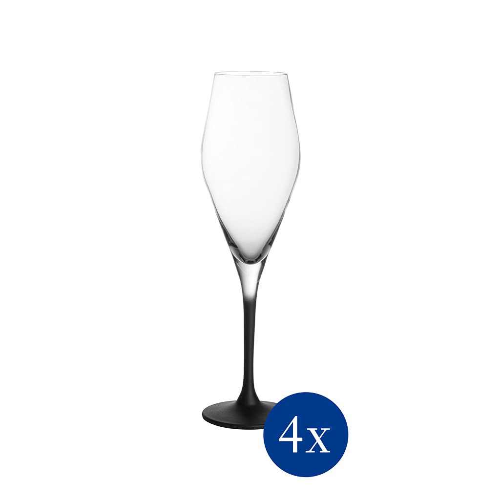 Villeroy & Boch Crystal Champagne Flutes - Set of 4 -5