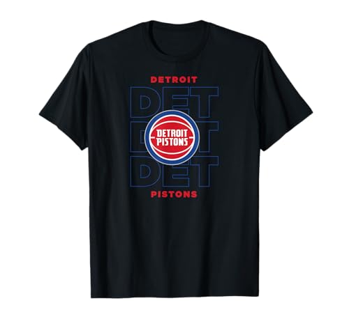 NBA - Detroit Pistons Stacked City Logo T-Shirt