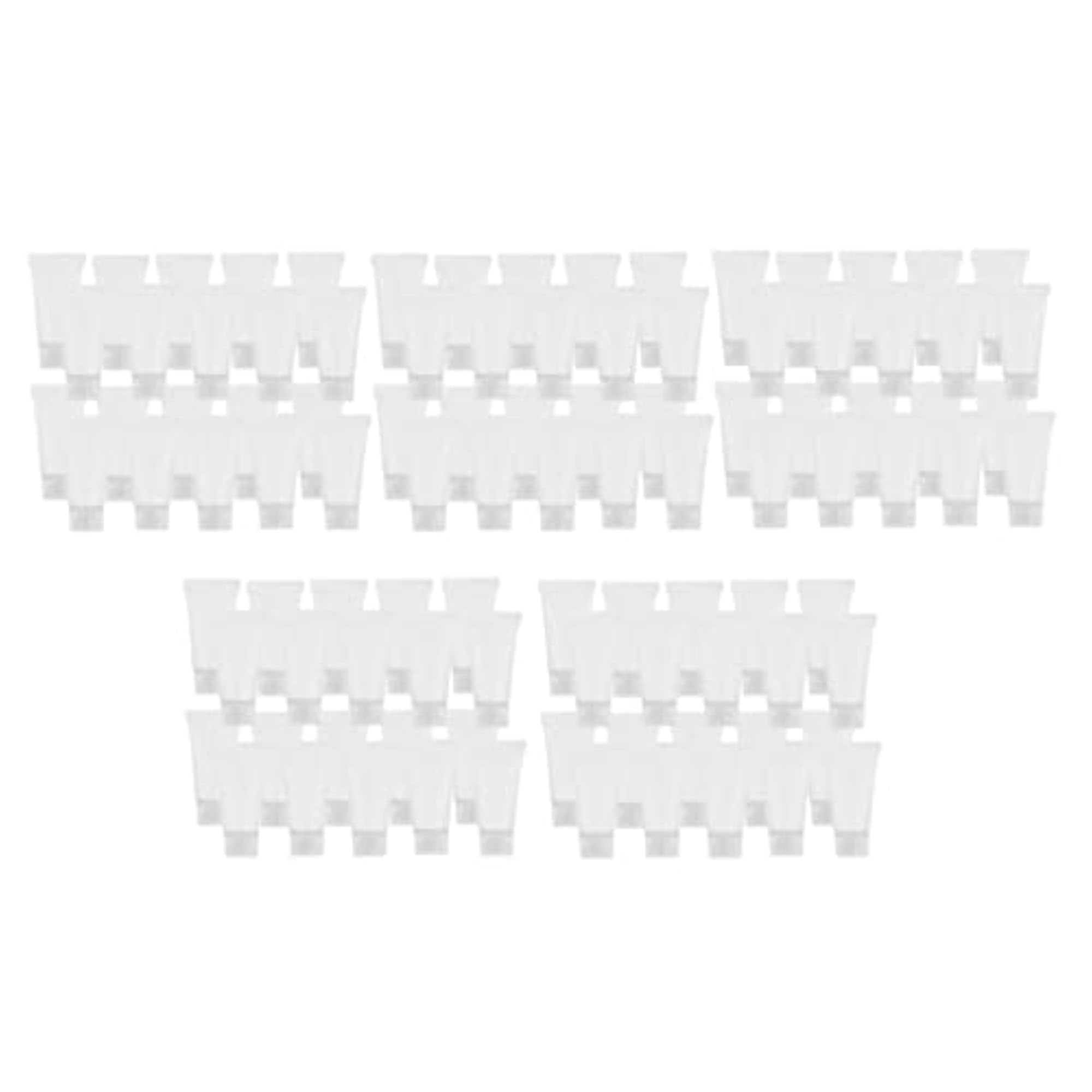 100x PVC Screw Cap Hand Cream Face Wash Squeeze Tubes