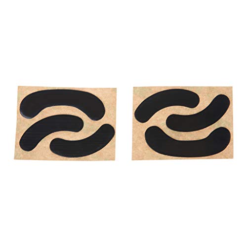 chenpaif 2 Sets 0.6mm Mouse Feet Mouse Skates pour SteelSeries XAI/Sensei/RAW/MLG