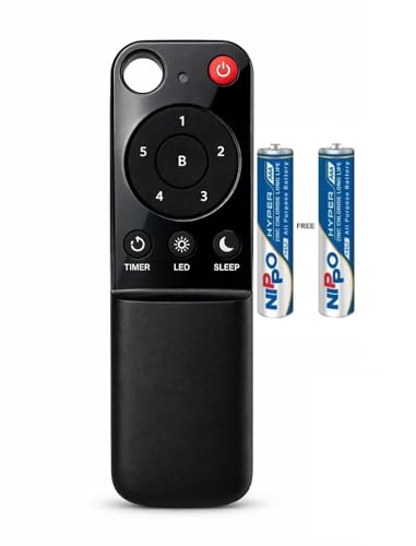 Image of 7-SAT Compatible with Atomberg Fan Remote only Timer Function, LED Control, Sleep Mode, Power Button, 5-Speed Control(Come with 2 AAA Batteries)
