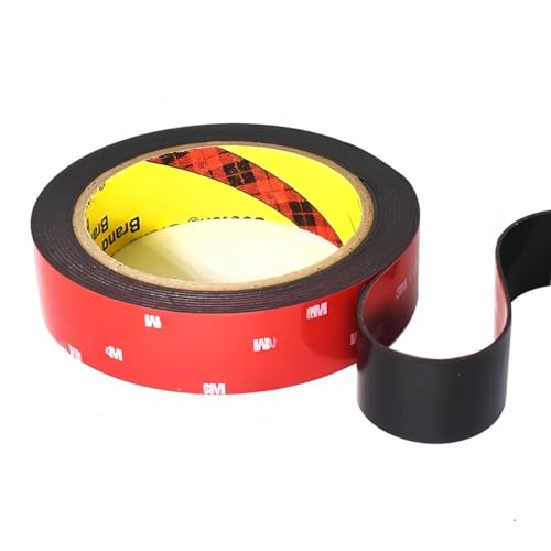 Image of Double Sided Tape Heavy Duty, Strong Adhesive vhb 5952 Mounting Tape 1 IN x 18 FT, Waterproof Foam Tape for Automotive Trim, Indoor & Outdoor, Poster, Walls, LED Strips, Home Office and Car Decor