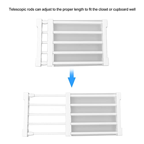 Étagère extensible sans clous pour placard et dressing