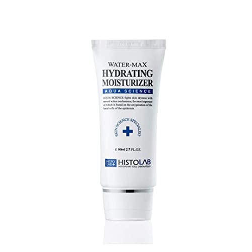 HISTOLAB Water Max Hydrating Moisturizer (2.7 Fl Oz) for ALL Skin Types, Mainly Dry Skin | Restores Dry Skin and Boosts Moisture