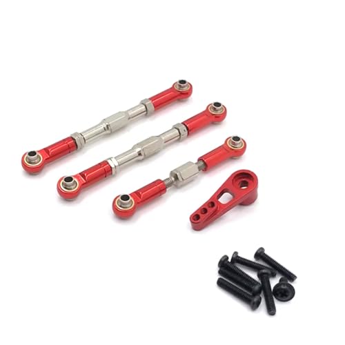RC�A�N�Z�T���[ Compatible With WLtoys 104009 12401 12402 12403 12404 12409 RC�J�[�A�b�v�O���[�h�p�[�c ���^���X�e�A�����O�����N�T�[�{�A�[��(Red)