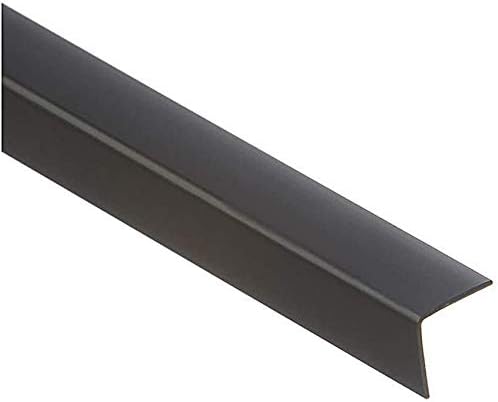 Black Plastic PVC Corner 90 Degree 1 Meter Angle Trim Wall Corner Guard Edge Protector TMW Profiles (30mm x 30mm x 1M) (30mm x 30mm x 1 Meter)