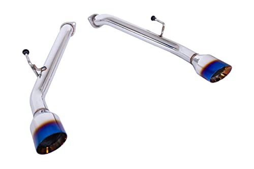 Replacement For 2014-2024 Infiniti Q50 STAINLESS STEEL POLISHED SILVER Muffler