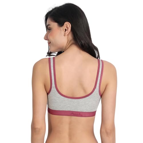 Image of Aimly Women's Cotton Non Padded Wire Free Full Coverage Bra