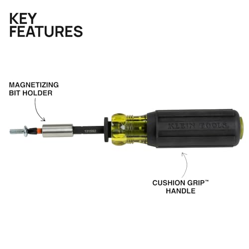 Image of Klein Tools 33803 ProFlex 42-Bit Impact Driver Bit Set with Modular Case, S2 Steel, Magnetic, Adjustable Screwdriver
