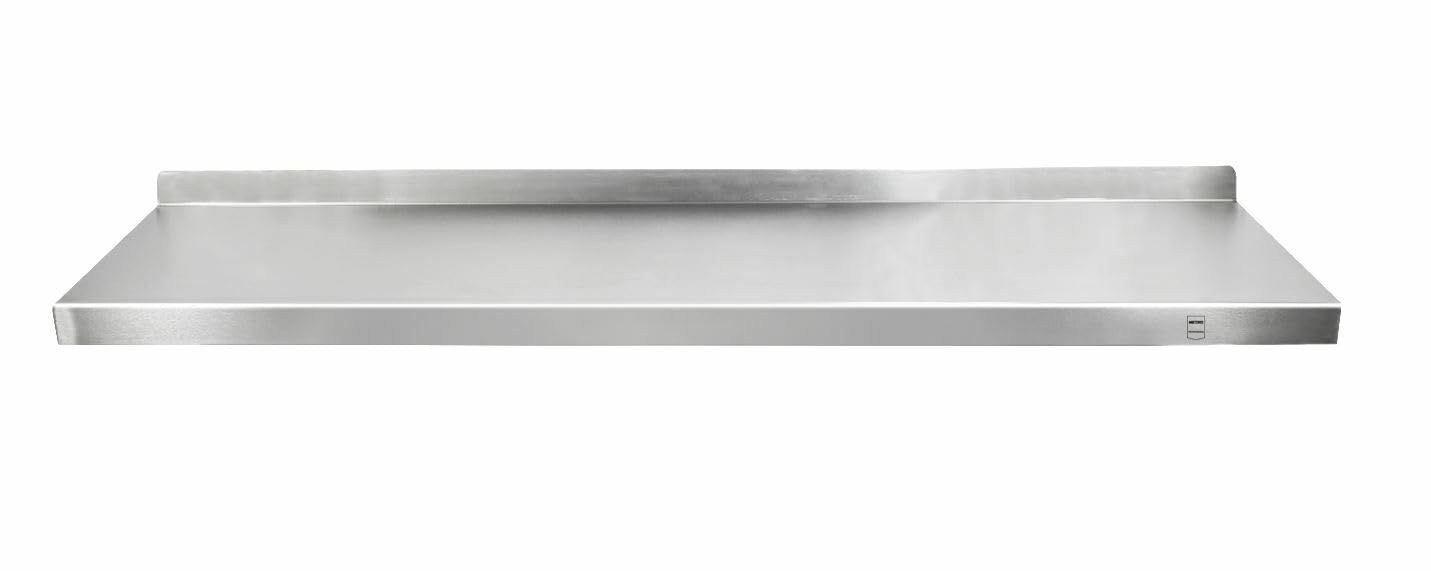 METRO Professional Estante de Pared GWMS4140, Acero Inoxidable, 140 x 40 x 8 cm, Plata