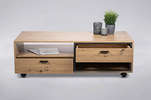 M2 Kollektion Couchtisch Panama in braun, B/H/T = 120x40x60cm – Bild 3