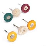 Set di 6 spazzole per smerigliatura e rimozione della ruggine in varie applicazioni