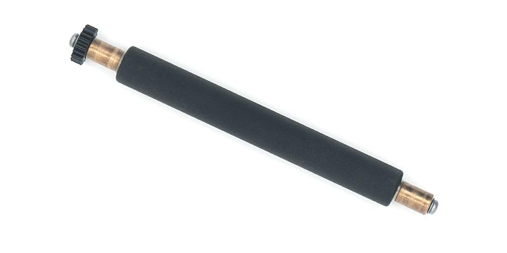 Platen Roller for Zebra ZQ320 Thermal Label Barcode Printer with Gear Parts KIT-MPM-LNSPLT1-01,Printer Transfer Roller,Rubber Media Roller,Black, Replacement