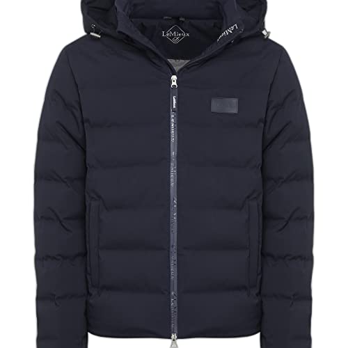 Chaqueta impermeable para hombre LeMieux Elite azul marino S abrigo deportivo de lluvia
