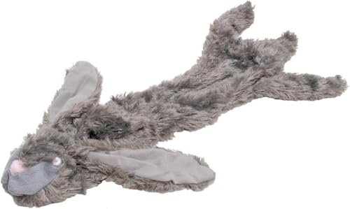 Brinquedo para cães com Squeakers, conjunto de coelho e gambá sem pelúcia, brinquedo de mastigar mac