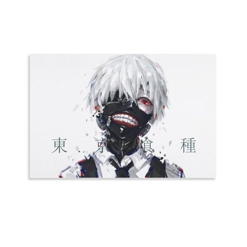 アニメポスター 東京喰種 ホームデコレーション アートパネル 印刷キャンバスウォールアート モダン壁掛け絵画アートワーク インテリア装飾 Unframe-style08*12in