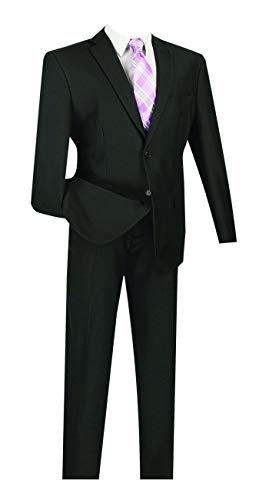 Fortino Landi Men's 3 Button Single Breasted Dress Suit, 14 Colors. 8022