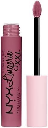 NYX Professional Makeup Lip Lingerie XXL Labial líquido Larga duración, Fórmula Vegana, Tono Unlaced