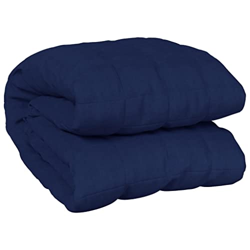 Genérico Manta con Peso Tela Azul 140x200 cm 6 kg,Casa y jardín,Ropa de casa,Ropa de Cama,Mantas,3154797