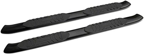 Redrock 4x4 5-Inch Oval Bent End Side Step Bars; Black Compatible with 05-22 Tacoma Access Cab