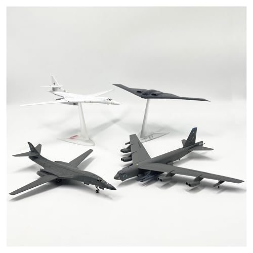 Avión de transporte miniatura B-52H gris para maquetas estáticas 3