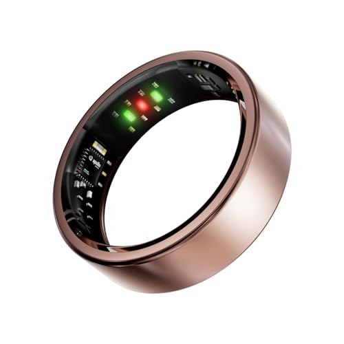 Titanium Smart Ring, Sleep & Activity Tracking Ring with Heart Rate, HRV, Stress Insights, 7-Day Battery Life, No Subscr - Detailed View