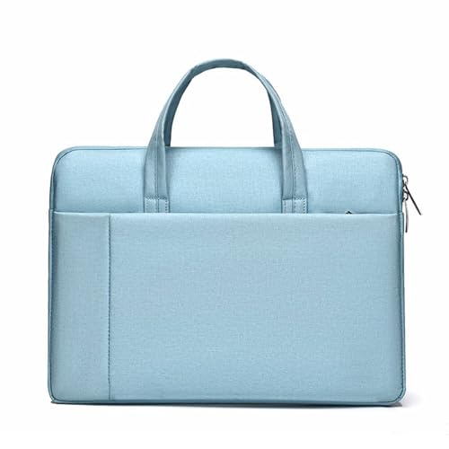 Sac ordinateur portable bleu clair au design fin et élégant de 13 pouces
