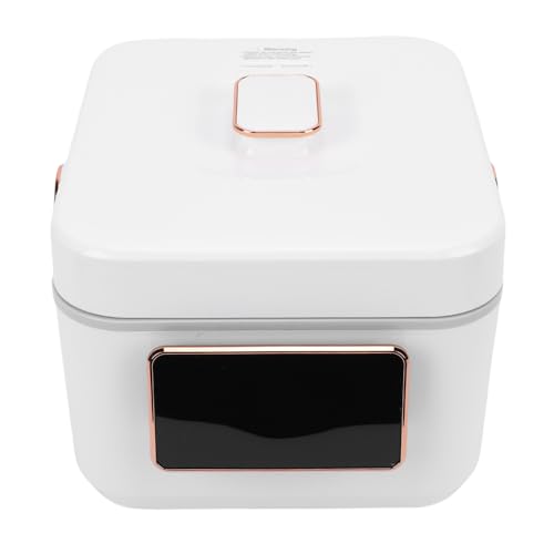 GLOGLOW Olla Arrocera Eléctrica, Olla Arrocera Digital, Baja en Azúcar de 3L para Uso en Dormitorios Familiares, Electrodomésticos de Cocina (Enchufe de la UE)