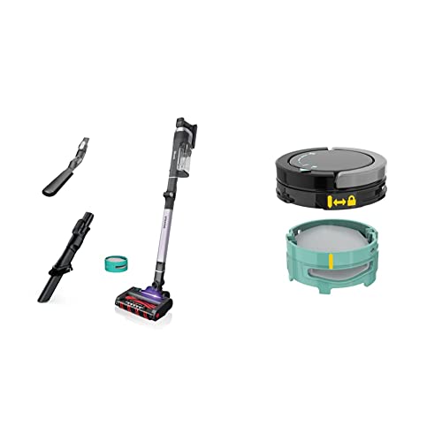Image of Shark IZ862H Stratos Cordless Vacuum with Clean Sense IQ and Odor Neutralizer, DuoClean PowerFins HairPro 1541FC3000 Odor Neutralizer Technology Vacuum 2-Pack Replacement Cartridges