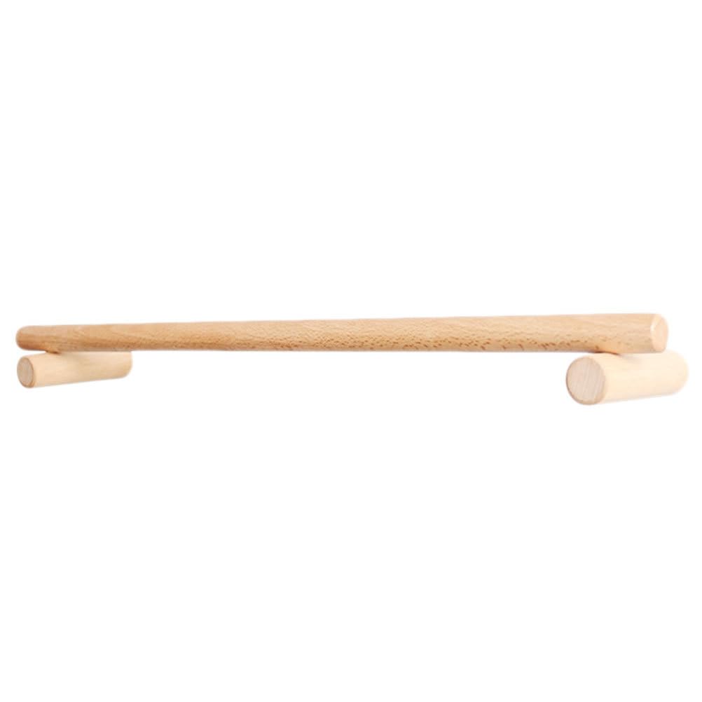 Porte-serviettes mural bois 45 cm pour organiser élégamment votre cuisine et salle de bain