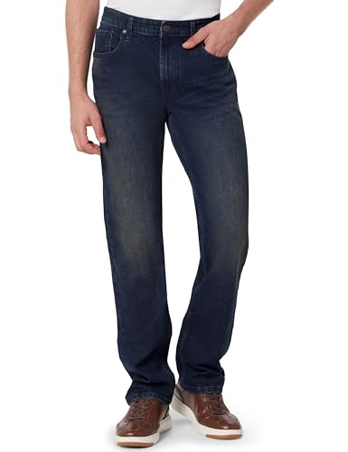 Image of Pepe Jeans Men's Straight Fit Jeans|Mid Rise |Stretchable Fabric| Jeans for Men | Available in Plus Size