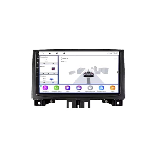 Estéreo de Automóvil para Benz Sprinter VW Crafter 2006-2016 HD Pantalla Táctil+Llamadas Manos Libres Bluetooth+WiFi, Navegador GPS/Mandos Volantes, 4 Nuclear 1G+16G