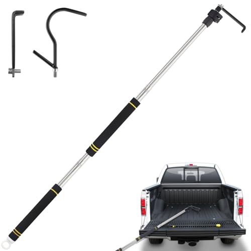 Cargo Grabber Reach Retriever Tool Truck Cargo Grabber Adjustable 34-70inch wear-Resistant complimentary Storage Bag Professional Truck Bed Reach Tool Convenient and efficient Pickup