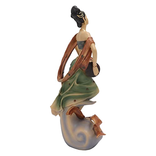 Figura Decorativa China de Belleza Antigua de Resina miniatura 6