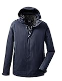 killtec 3 in 1 funktionsjacke herren PFC-frei Killtec Herren 3 in 1 Funktionsjacke/Outdoorjacke mit abzippbarer Kapuze und einzippbarer Fleecejacke - KOW 167 MN JCKT, dunkelnavy, 4XL, 37925-000