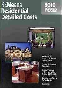 Paperback RSMeans residential detailed costs : contractor's pricing guide 2010 Book