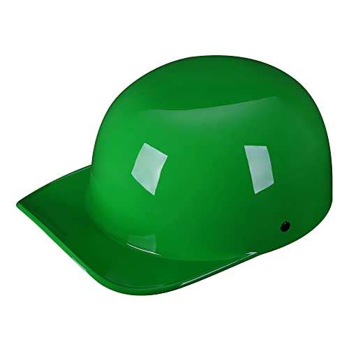 Woljay Vintage Open Face Motorcycle Helmet Retro Baseball Cap Half Helmets Men Women for Cruiser Street Scooter Moped Cap Jet with Mask Glasses - DOT Certified (Large, Green) by Woljay - Used condition - Image 2