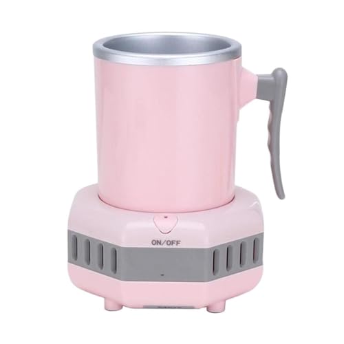 Image of Portable Quick Electric Beverage Cup Cooler Ice Making for Milk Coffee Pink | Major Appliances | Refrigerators & Freezers | Mini Fridges
