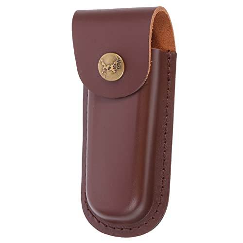 5 Piezas Cuchillo de Cuero de Piel de Vaca Protector Práctico y Conveniente para Cuchillas para Cinturón para Camping