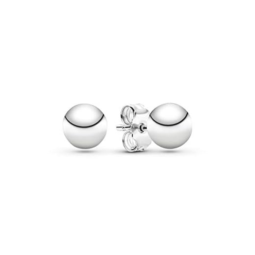 Pendientes botón Pandora 297568 mujer plata