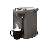 Rosewill Electric Water Boiler and Warmer - 5L/5.3 Qt Stainless Steel Hot Water Dispenser w/Rotating Base, Keep Warm Temperature Set, Auto Shut Off, Safety Lock - Gray