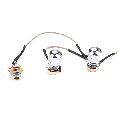Micro guitare électrique bobine simple et kit de boutons de contrôle de rechange