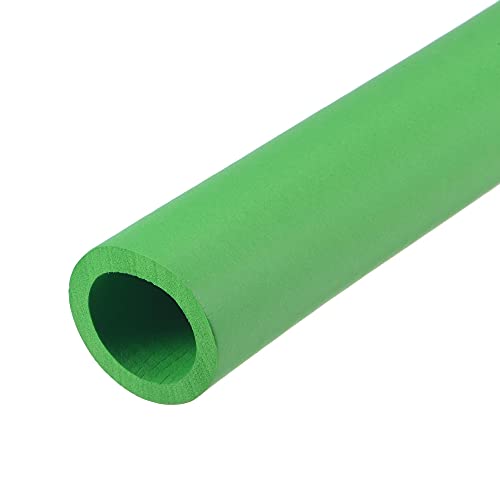 Image of uxcell Foam Tubing for Handle Grip Support, 25mm ID 35mm OD 1m Length Green