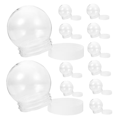 Globos de nieve DIY para manualidades navideñas en familia con pack de 48 piezas 6