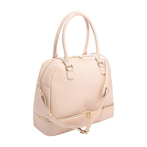 Sac à main rose pâle Stackers en finitions haut de gamme
