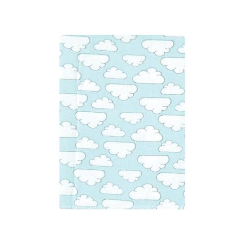 Image of Hudson Baby Unisex Baby Cotton Flannel Burp Cloths Bundle, Neutral New Elephant, One Size